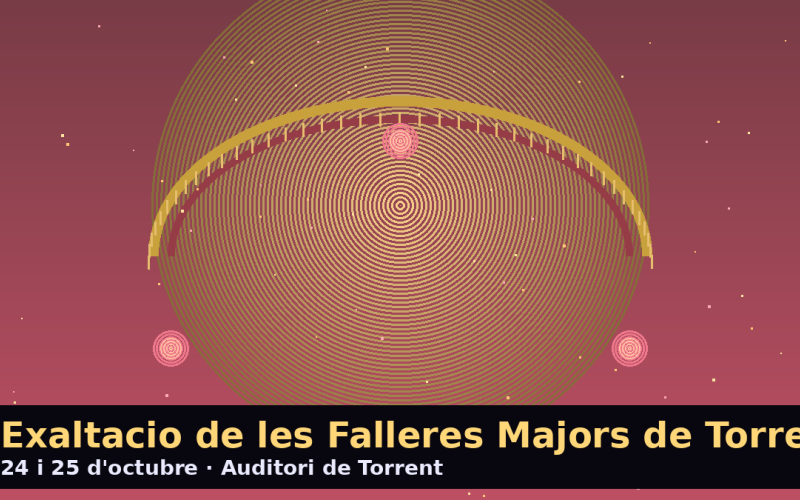 Torrent viste de gala a sus Falleras Mayores 2027: exaltaciones este fin de semana en el Auditori