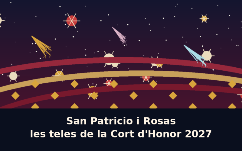 San Patricio and Rosas: the silks that will dress the Court of Honour of the 2027 Fallera Mayor