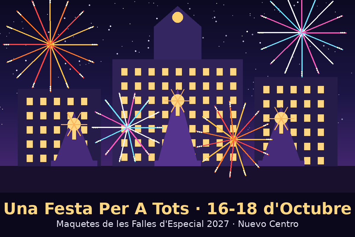 Una Festa Per A Tots arranca con las maquetas de Especial 2027 y la primera recepción a las Falleras Mayores