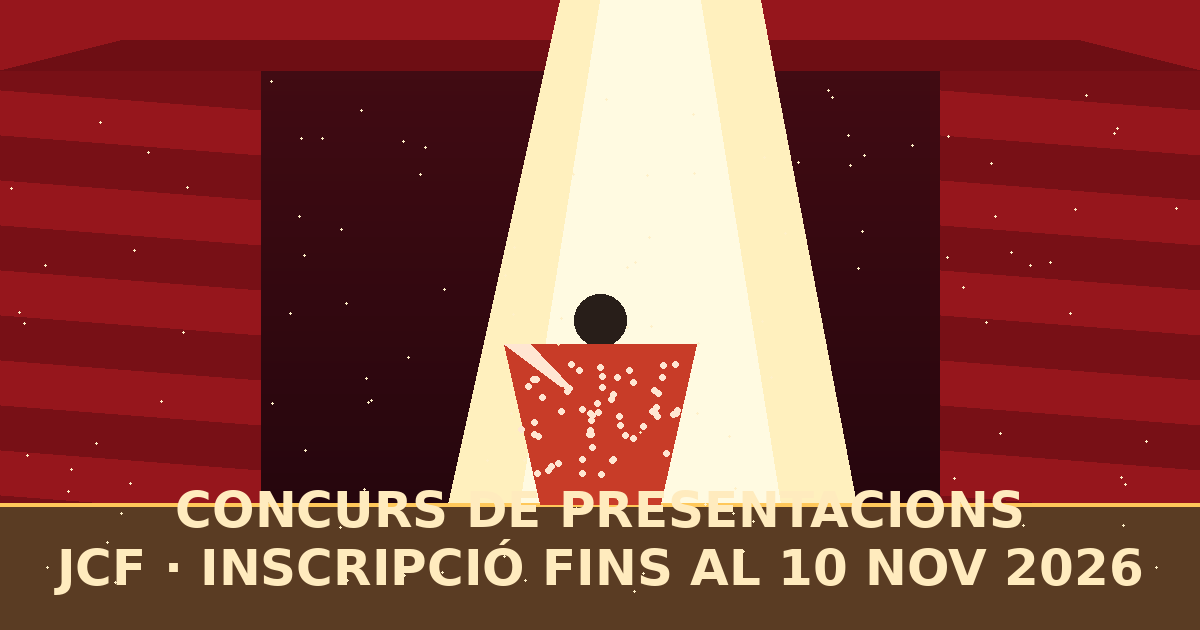 El Concurso de Presentaciones de la JCF abre su plazo: inscripciones hasta el 10 de noviembre