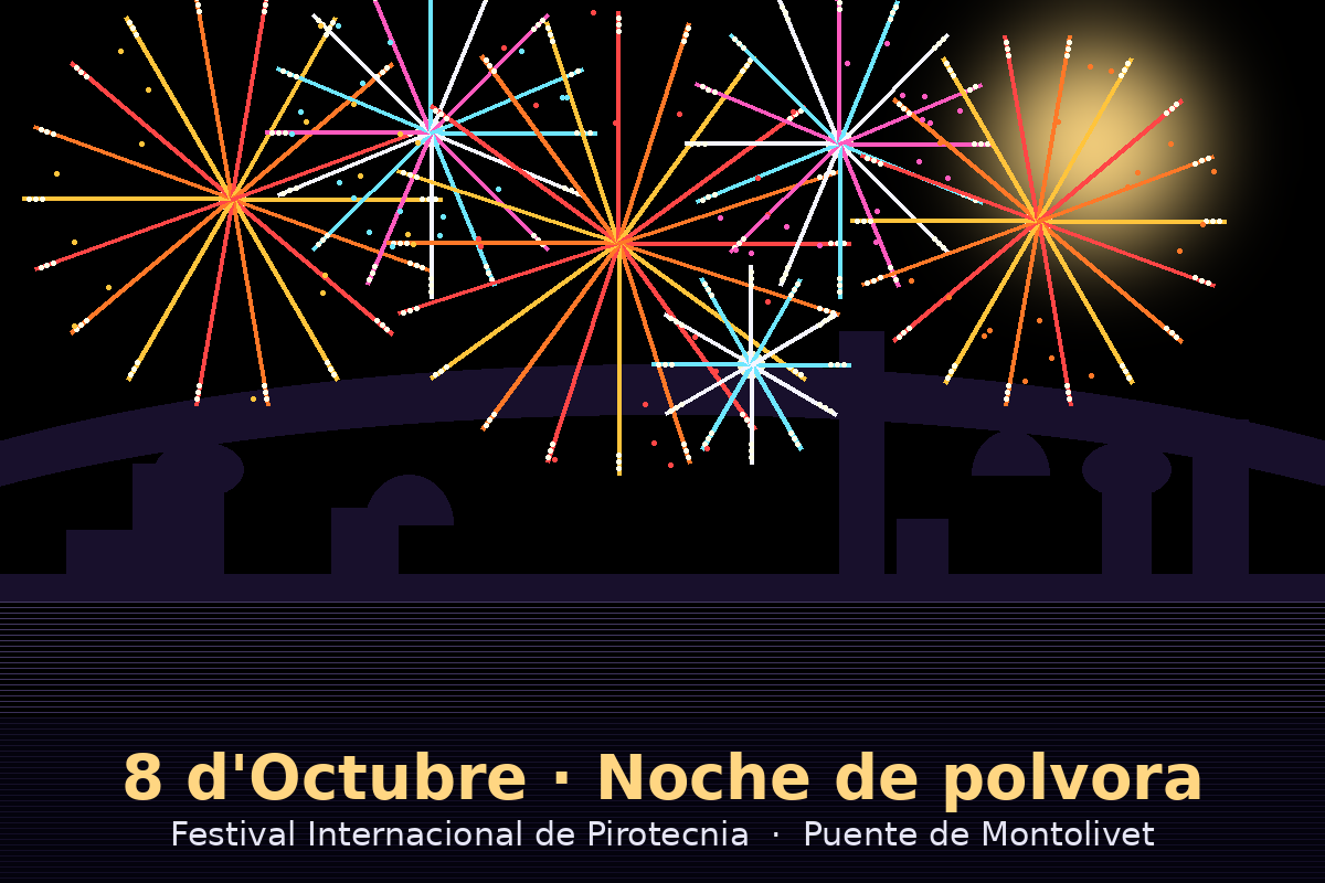 València recupera el Festival Internacional de Pirotecnia en la víspera del 9 d'Octubre